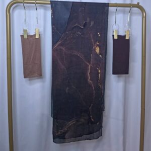 Midnight Storm Modal Scarf Set